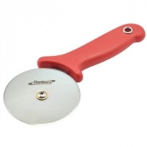 Genware Red Handle Pizza Cutter 100mm Wheel