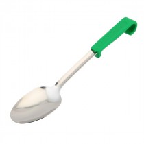 Genware Green Plain Buffet Serving Spoon