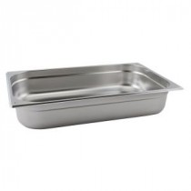 Genware Stainless Steel Gastronorm 1-1 100mm Deep