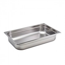 Genware Stainless Steel Gastronorm 1-1 100mm Deep