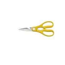 Genware Stainless Steel Colour Coded Kitchen Scissors Yellow 20cm-8"
