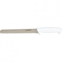 Genware Bread Knife White 8" (serrated)