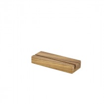 Genware Acacia Wood Menu Stand 20x3.2x7.2cm