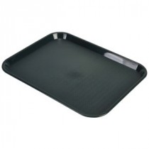 Genware Fast Food Rectangular Tray Forest Green 457x365mm