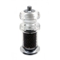 Genware Acrylic Combination Salt Shaker & Pepper Mill 14cm-5.5"