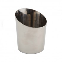 Genware Stainless Steel Plain Angled Serving Cup 11.6x9.5cm