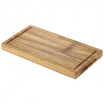 Genware Acacia Wood Serving Board 25x13x2cm