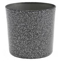 Genware Stainless Steel Silver Hammered Serving Cup 8.5x8.5cm