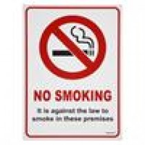 Berties "No Smoking" Sign Plastic A5